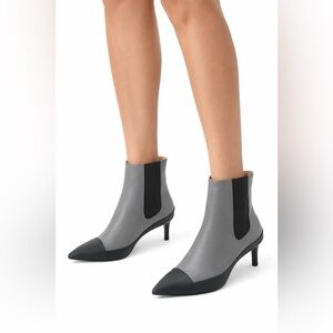 Journey collection Women's Grey and Black Ankle‎ Boots